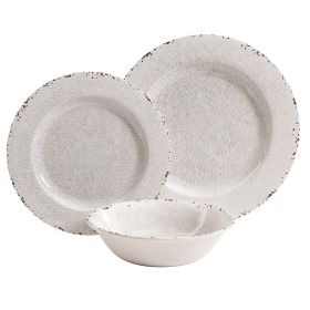 Studio California Melamine Mauna 12 Piece Dinnerware Set