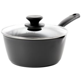 Oster Kingsway 2.6 Quart Aluminum Nonstick Saucepan in Black