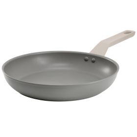 Oster Ambrose 12 Inch Nonstick Aluminum Frying Pan in Matte Grey