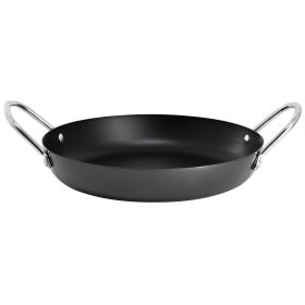 Oster Smithfire 11 Inch Nonstick Carbon Steel Paella Pan in Dark Gray