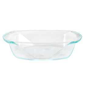 Soho Lounge Carnegie Hill 12.6 inch x 8.3 Inch x 2.8 Inch Tempered Glass Lasagna Pan with Built-in Handles