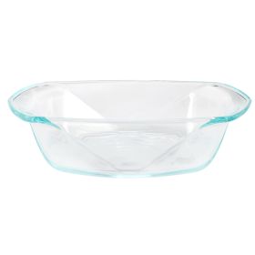 Soho Lounge Carnegie Hill 10 inch x 5.9 Inch x 2.6 Inch Tempered Glass Loaf Pan with Built-in Handles