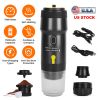 Portable Electric Espresso Machine Cordless Coffee Maker Self-Heating Car Espresso Maker with Anti-Dry Burn Fit for Ground Coffee/NS/DG Capsules for C