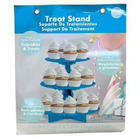 Luv Her Carribean Blue 3 Tier Cupcake and Treat Stand