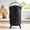 SOGA 2X 8L Stainless Steel Insulated  Hot and Cold Beverage Dispenser Black