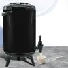 SOGA 2X 8L Stainless Steel Insulated  Hot and Cold Beverage Dispenser Black