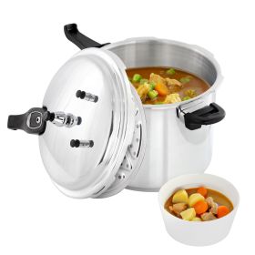 MegaChef 9.5 Quart Induction and Stovetop Pressure Cooker with Steamer