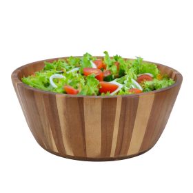MegaChef 13.8 Inch Jumbo Acacia Wood Salad Bowl