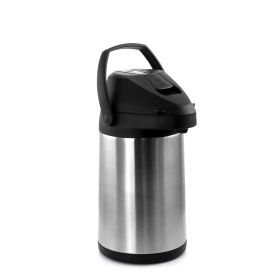 MegaChef 3.17 Quart Stainless Steel Airpot Hot Water Dispenser for Coffee and Tea