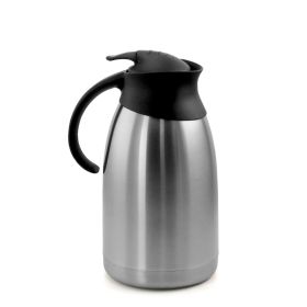 MegaChef 2.11 Quart Stainless Steel Thermal Beverage Carafe for Coffee and Tea