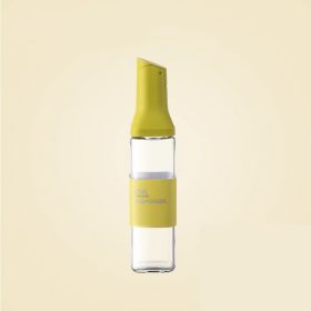 1pc 500ml/16.9oz Oil And Vinegar Bottle; Automatic Opening And Closing Oil Pot; Anti-leakage Anti-hanging Oil Household Kitchen Soy Sauce Vinegar (Color: yellow)
