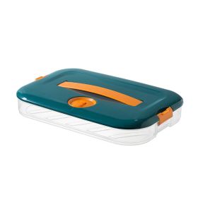 1pc Refrigerator Dumpling Storage Box; Frozen Dumplings Multi-layer; Household Large Capacity Dumpling Box Multifunctional 11.8in/8in (quantity: One-layer)