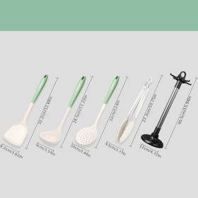 4pcs/5pcs/7pcs Food Grade Silicone Spatula Non-stick Pan Special Cooking Shovel; Kitchen Utensils Set; Household Soup Spoon Leak Spoon; Kitchen T (quantity: Spatula Set Of 5)